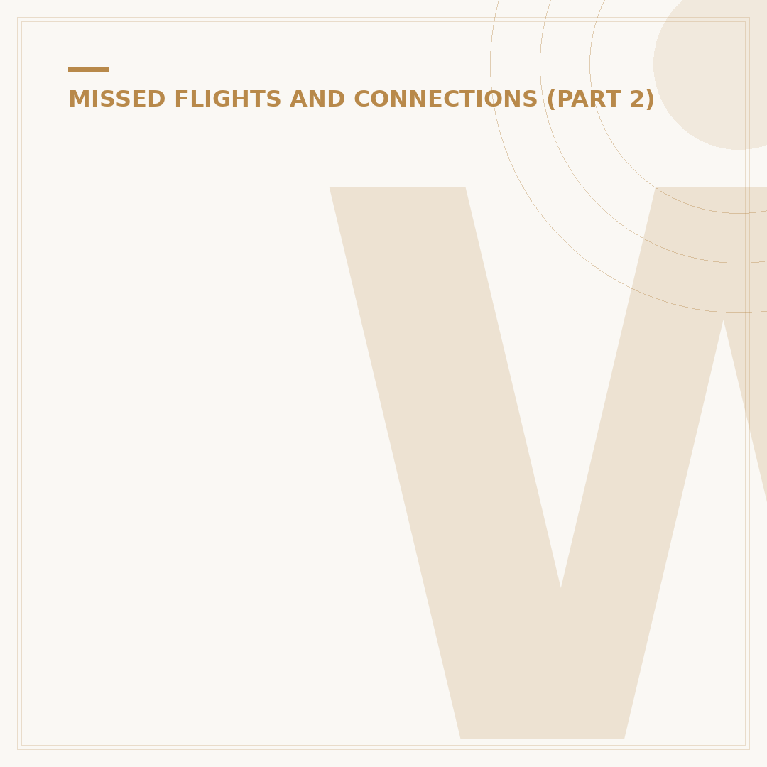 What Happens If You Miss a Self-Transfer Flight?