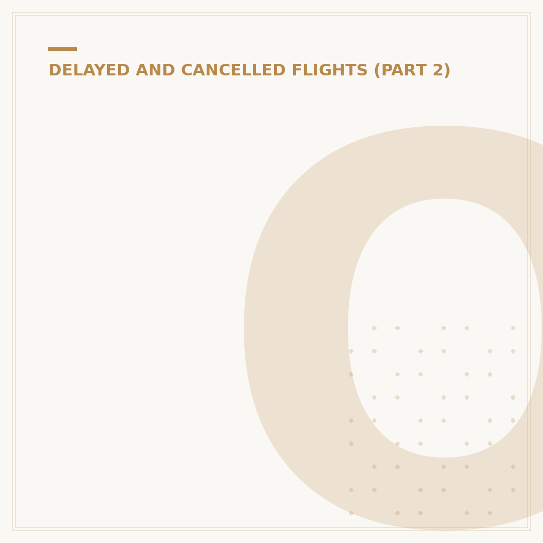 Operational Reasons for Flight Delays: What It Means