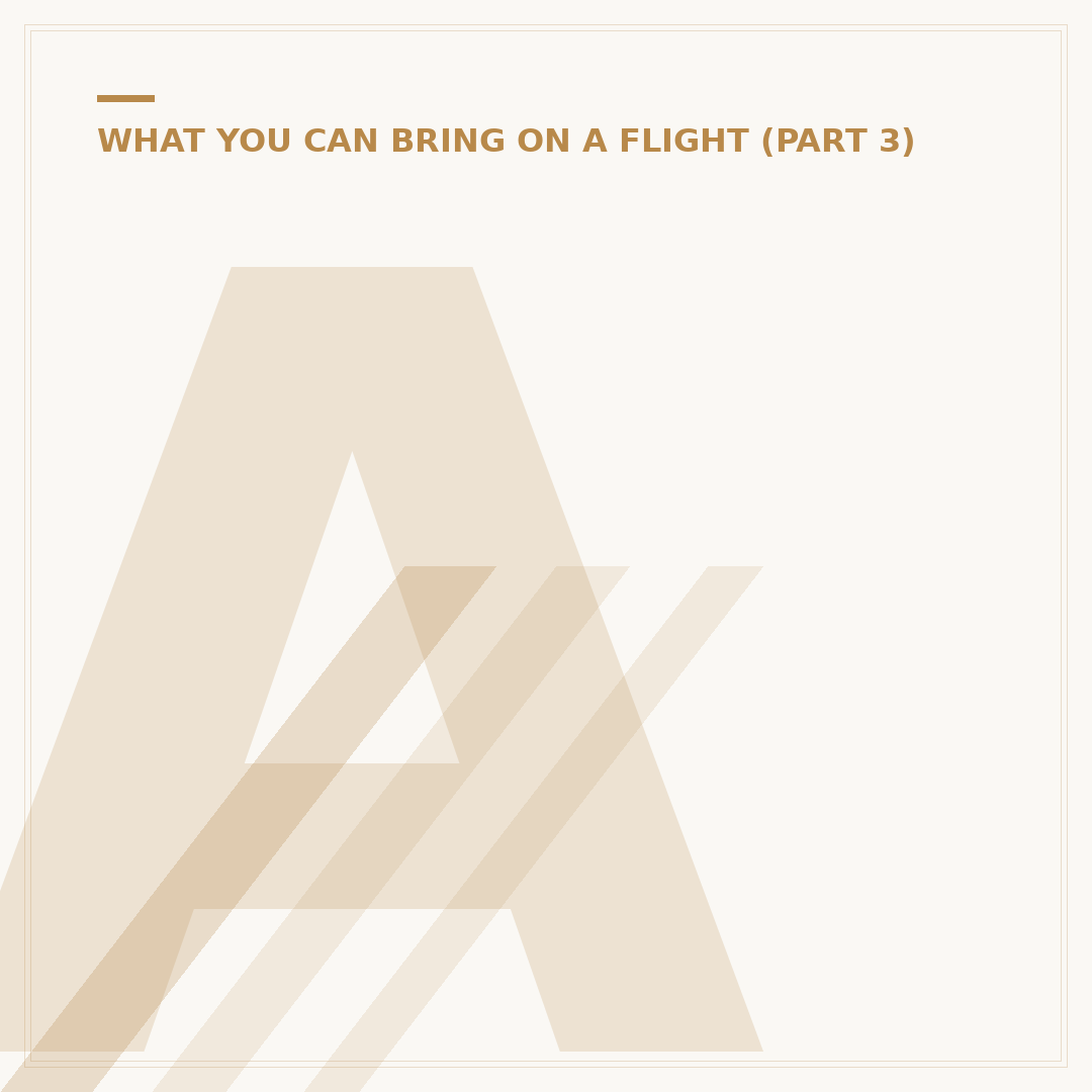 Are Plants Allowed in Flight?