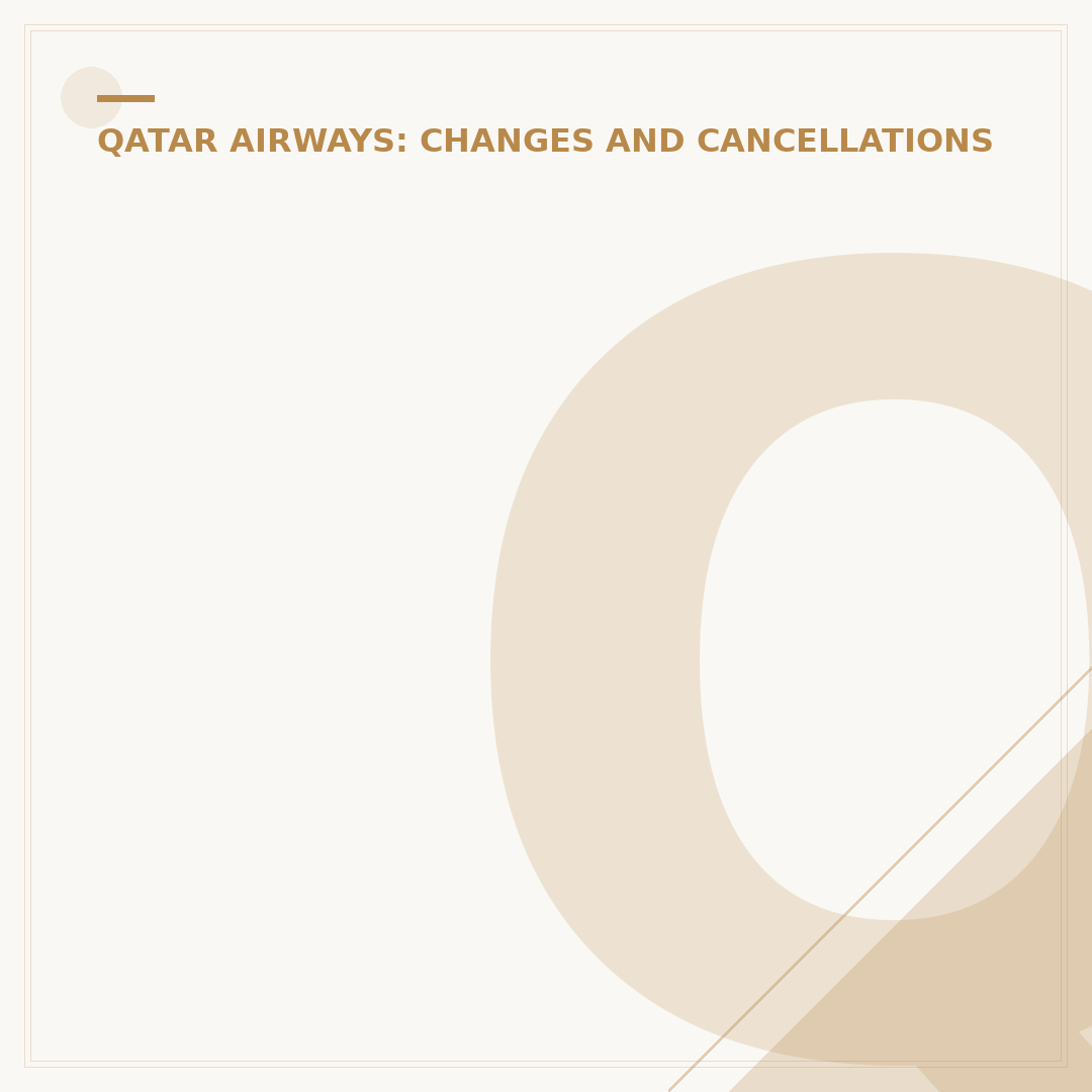 Qatar Airways Flight Change Costs: Fees & How to Check