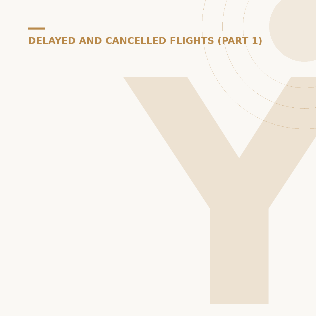Your Rights When Flight Cancelled: What Airlines Owe You