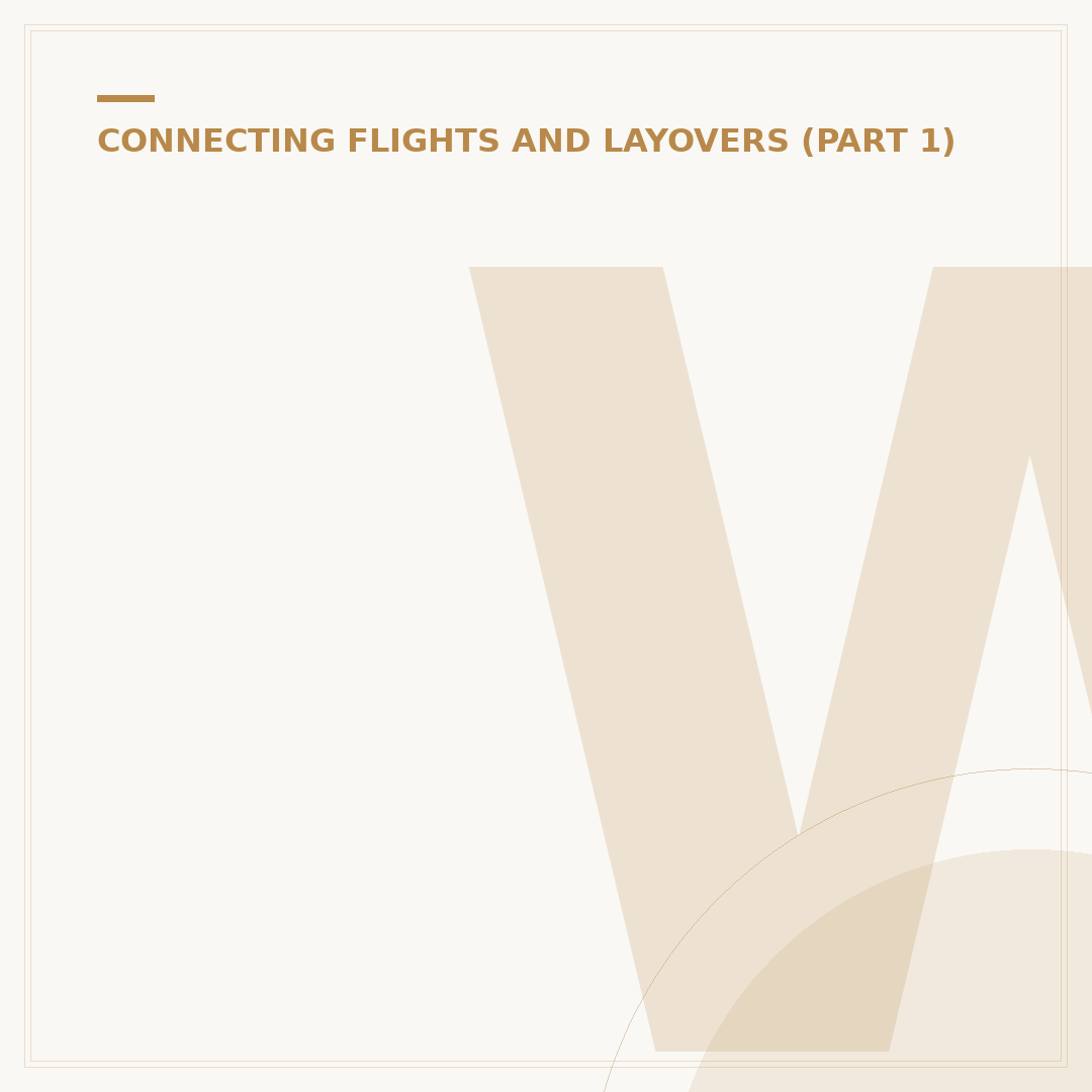 What Happens If You Get Off a Connecting Flight?