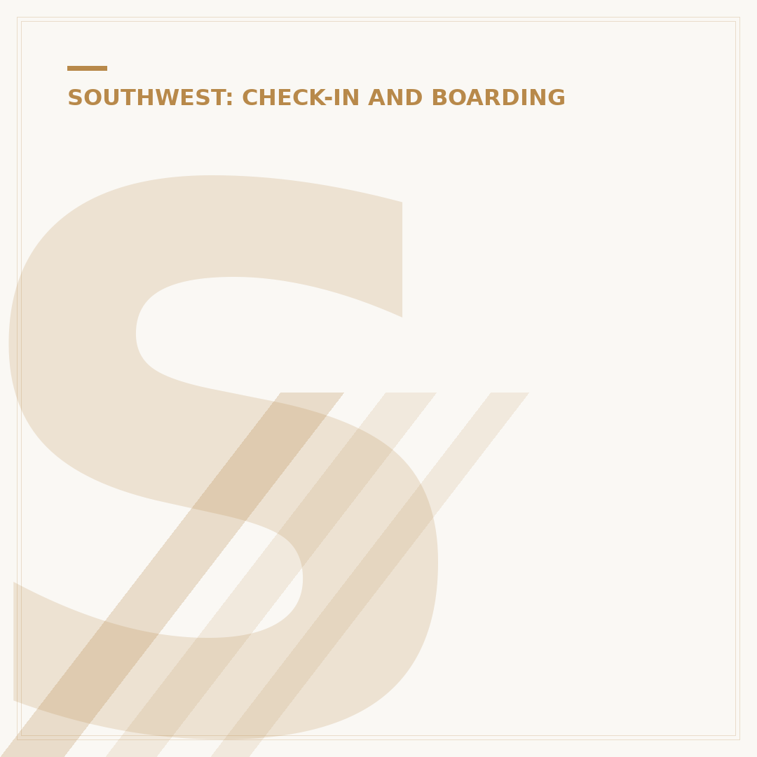 Southwest Flight Boarding Positions: How Many Groups Exist?