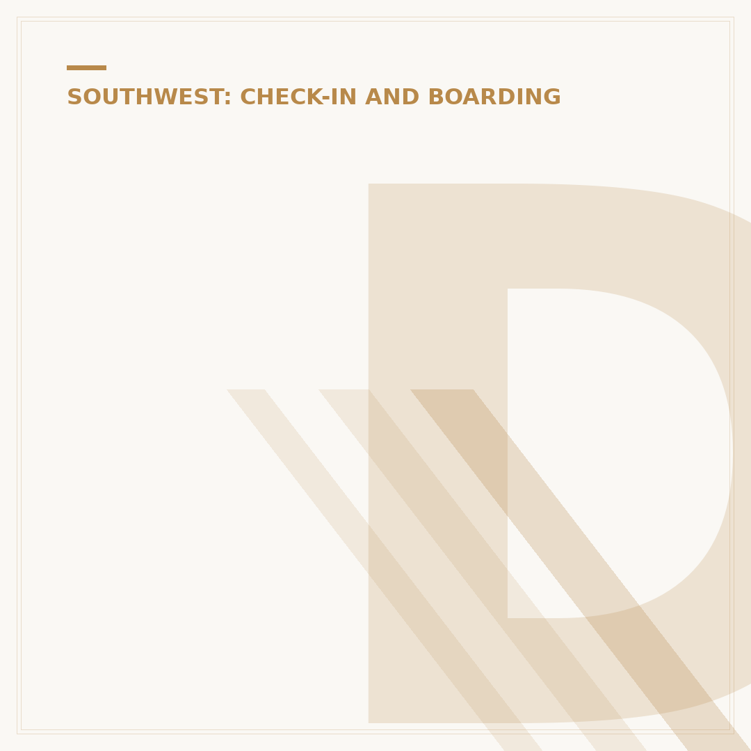 Do I Still Need to Check In for a Southwest Flight?