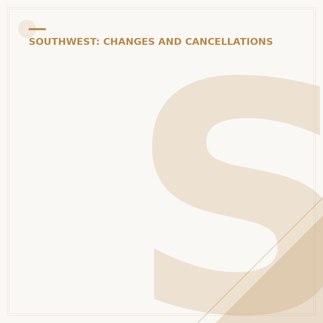 Southwest Non-Transferable Flight Credit: What It Means
