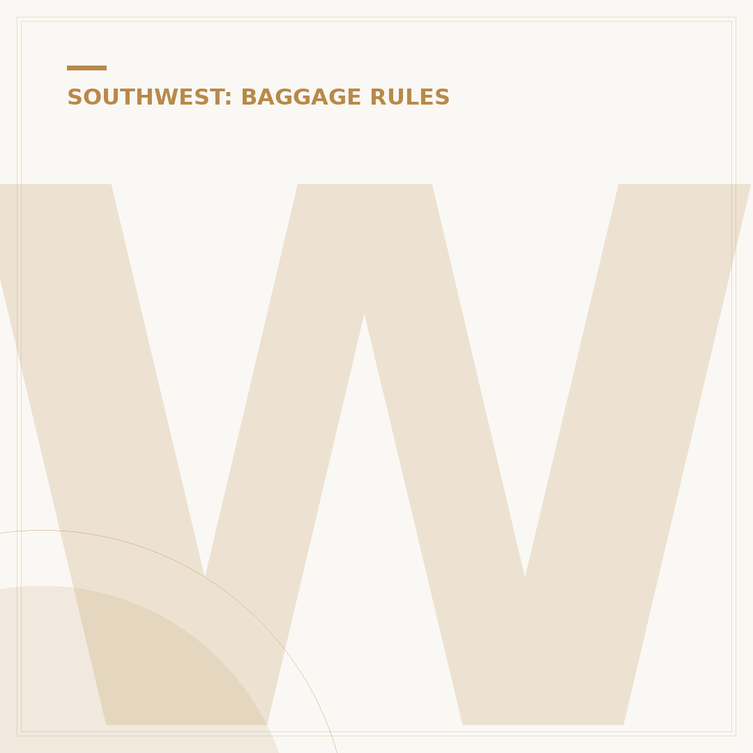 When Does Southwest Stop Checking Bags Before a Flight?