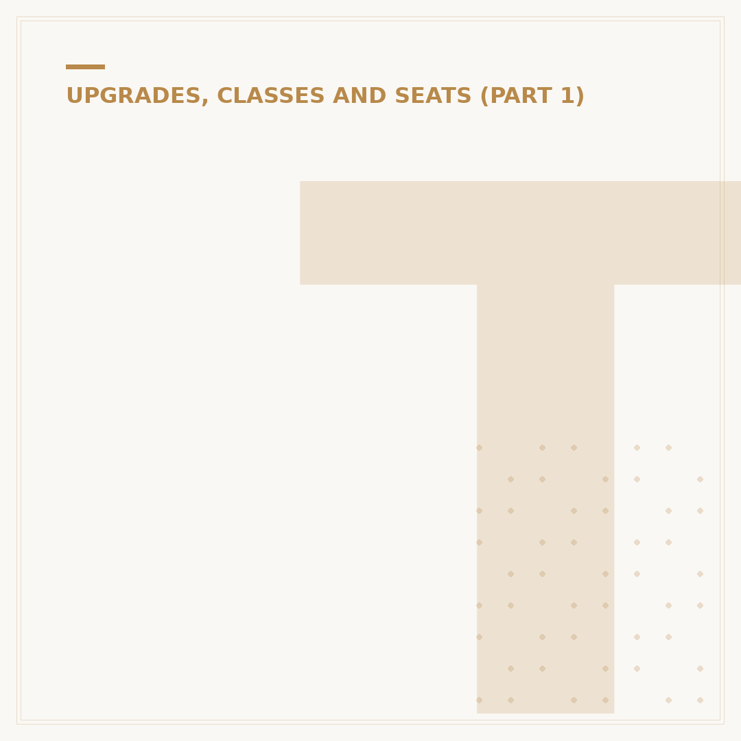 Types of Flight Classes Explained: Economy to First
