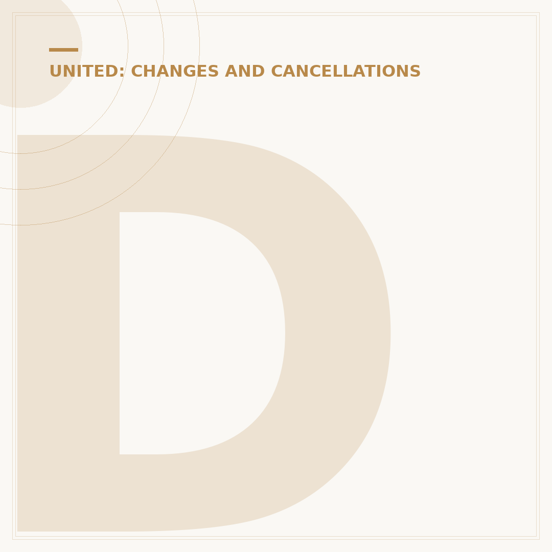 Does United Charge to Cancel a Flight? What to Know