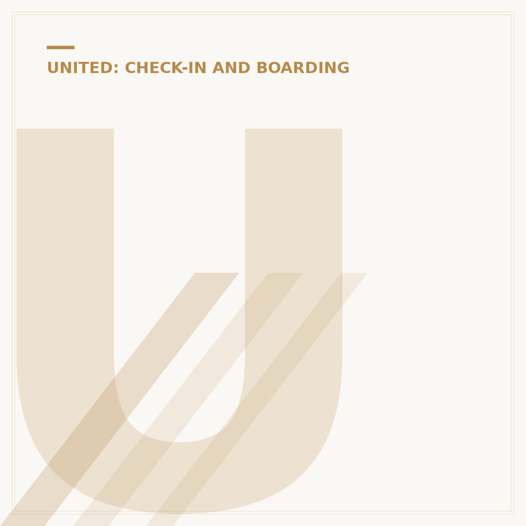 United International Flight Check-In Times: When to Check In