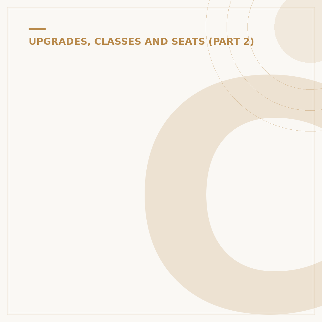 Can I Upgrade My Flight to Business Class?