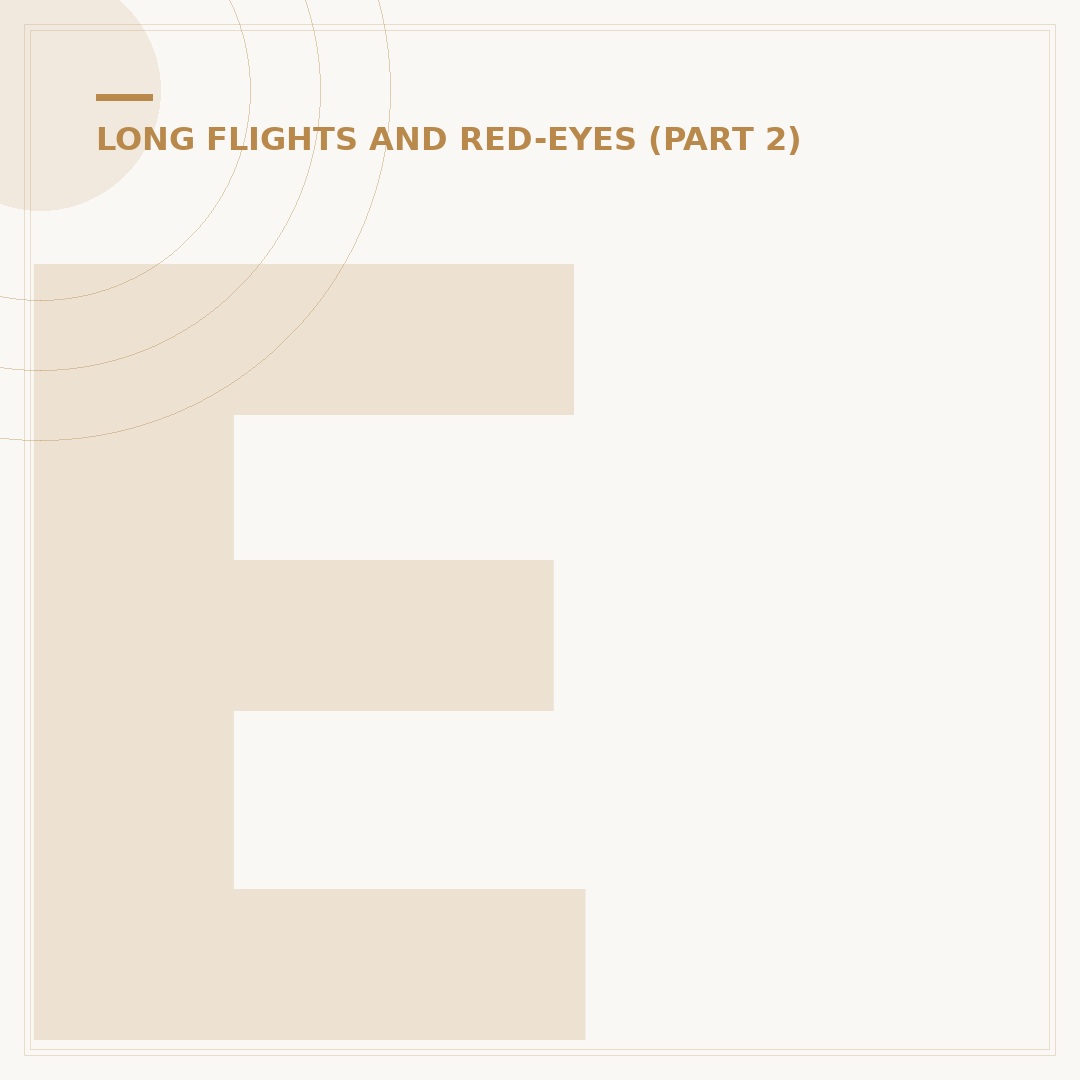 Earplanes: Wear Them the Whole Flight?