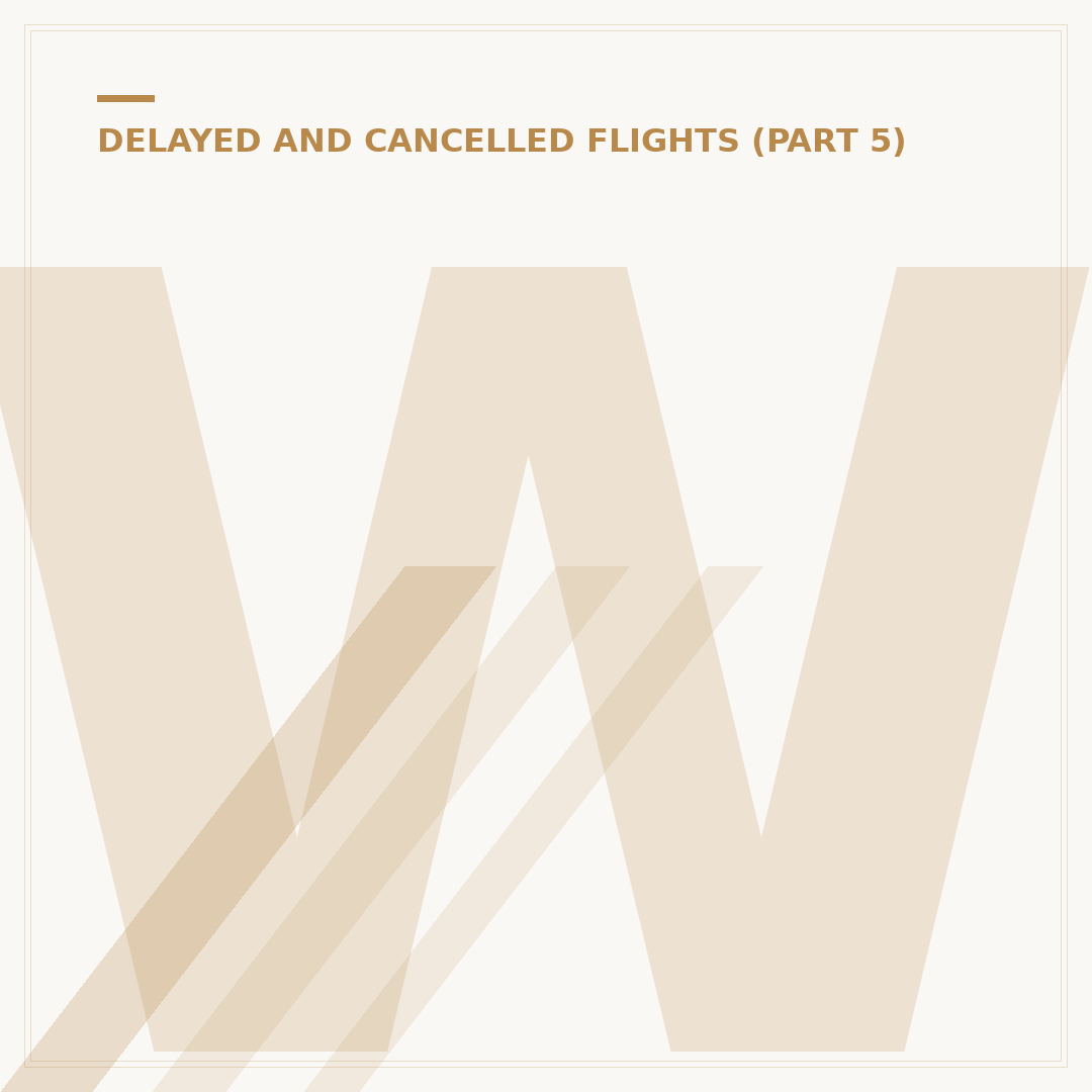 What Happens When WestJet Cancels Your Flight