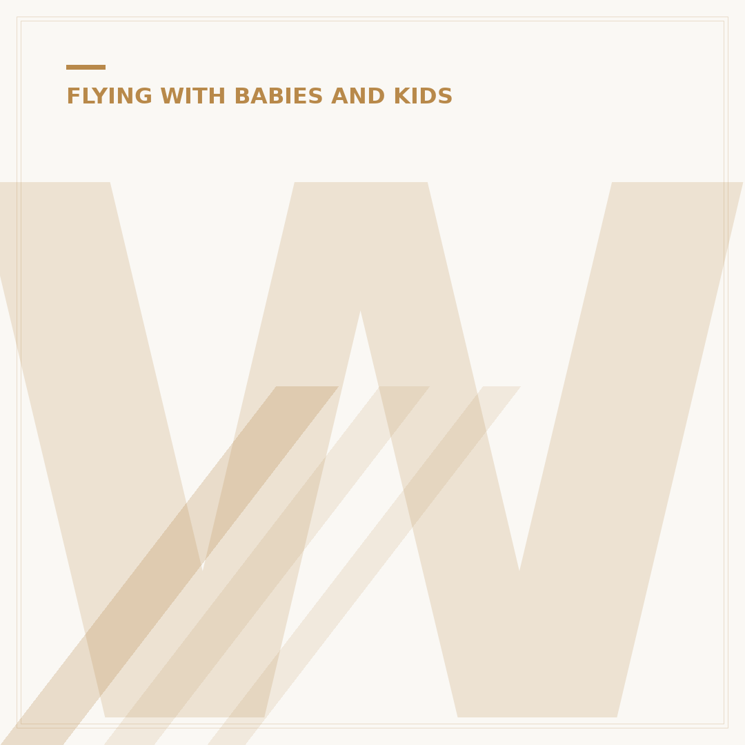What to Carry in Flight with an Infant: Preparedness List