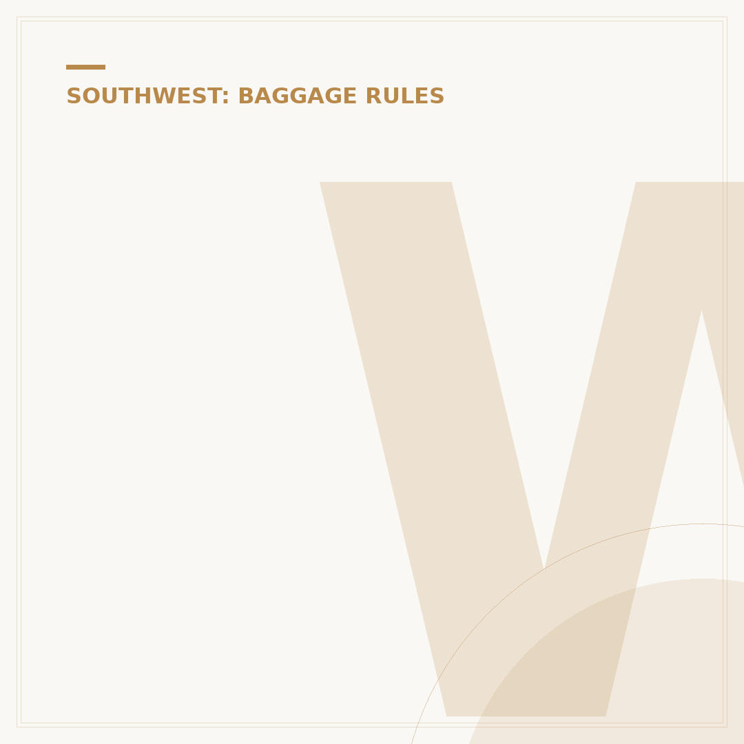 When to Add Bags to Your Southwest Flight