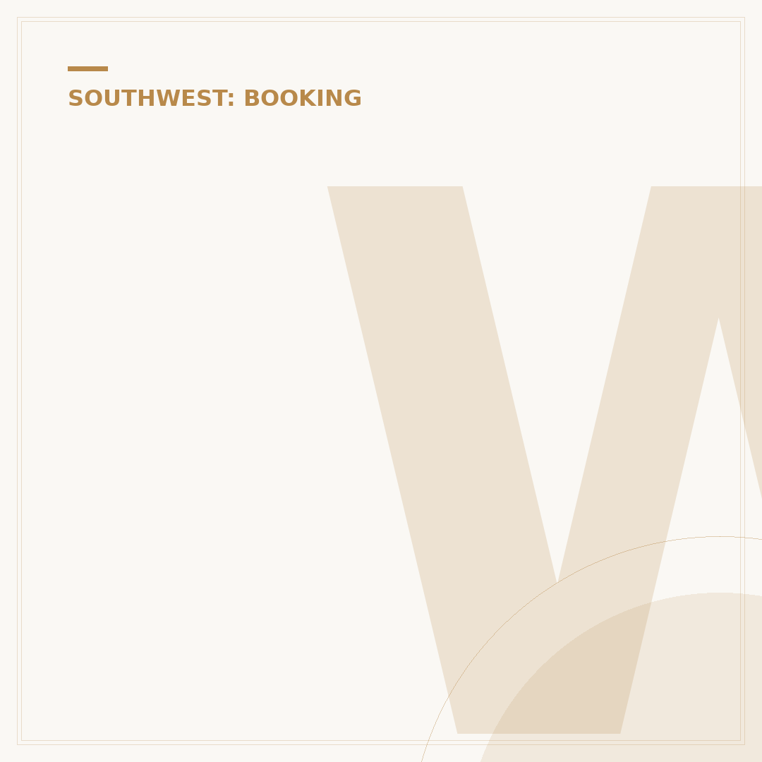 When to Book a Southwest Flight