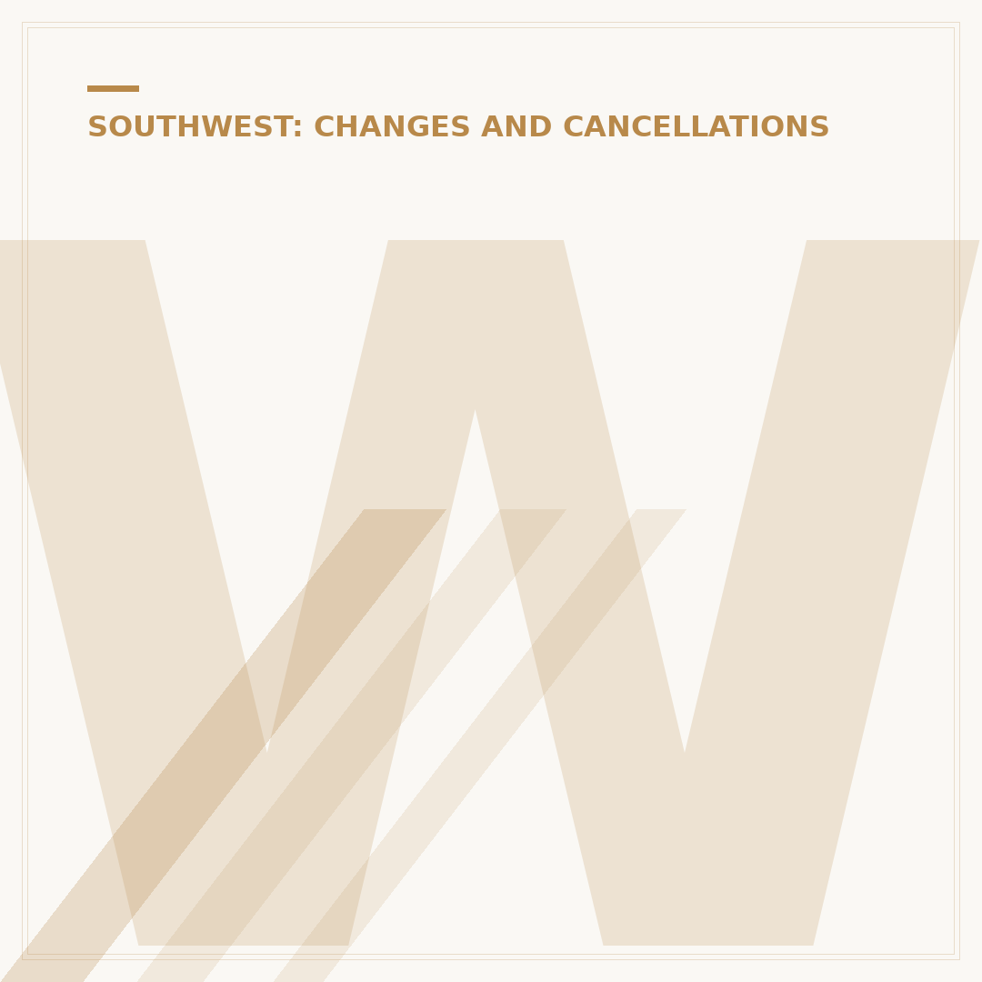 When Can You Cancel a Southwest Flight?
