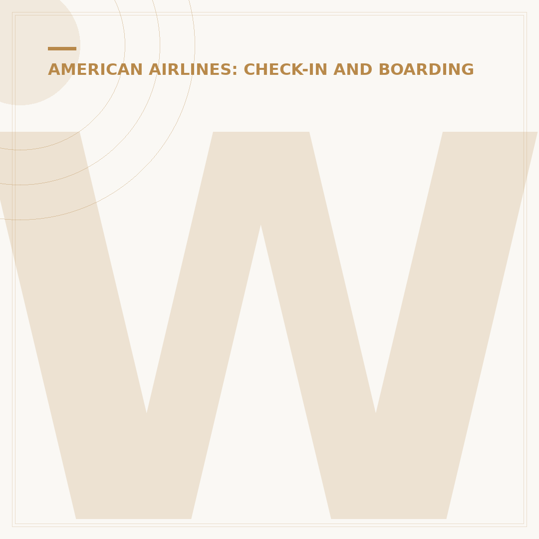 When Can I Check In for My AA Flight?