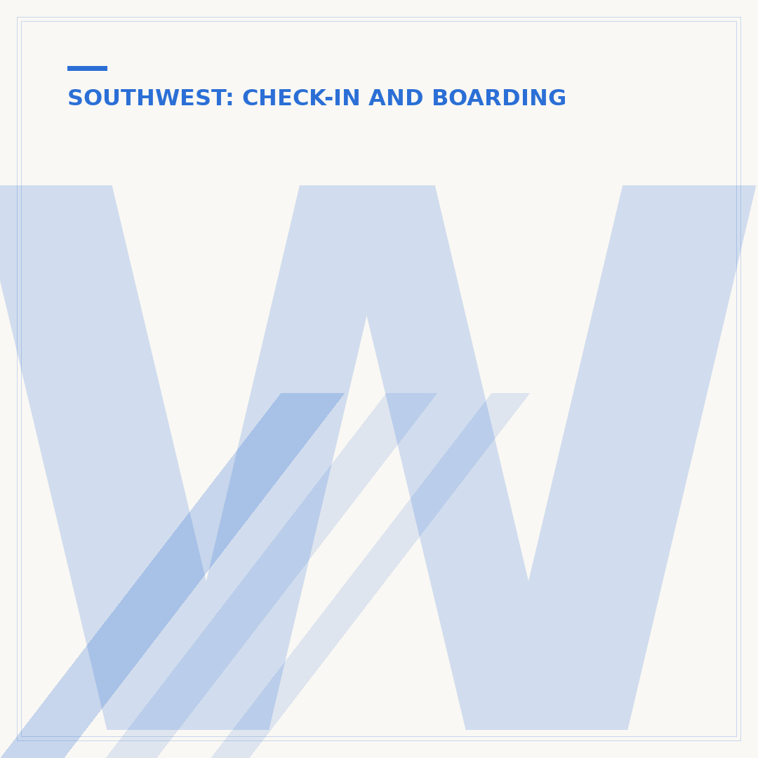 When to Check In for a Southwest Flight