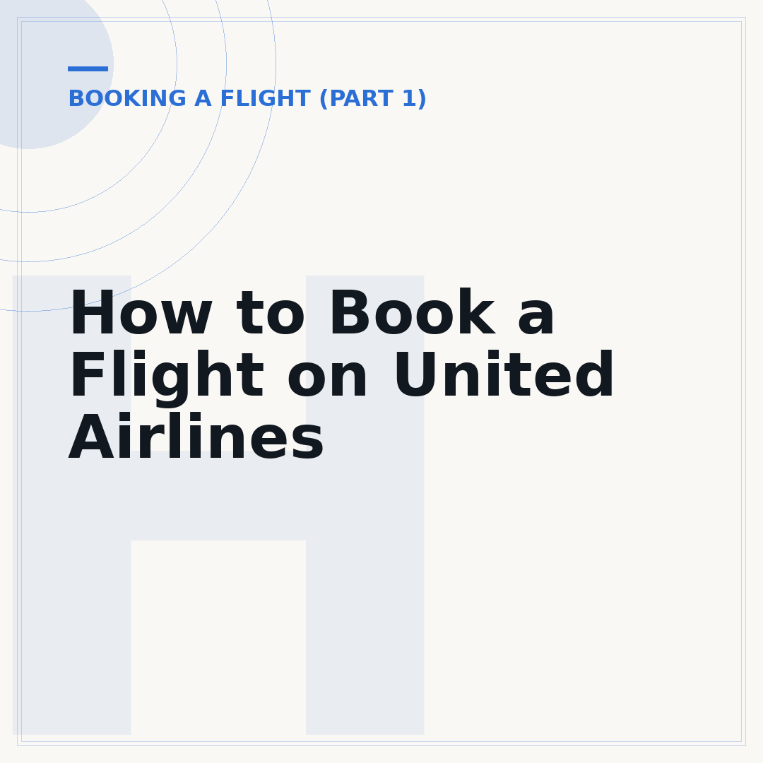 How to Book a Flight on United Airlines