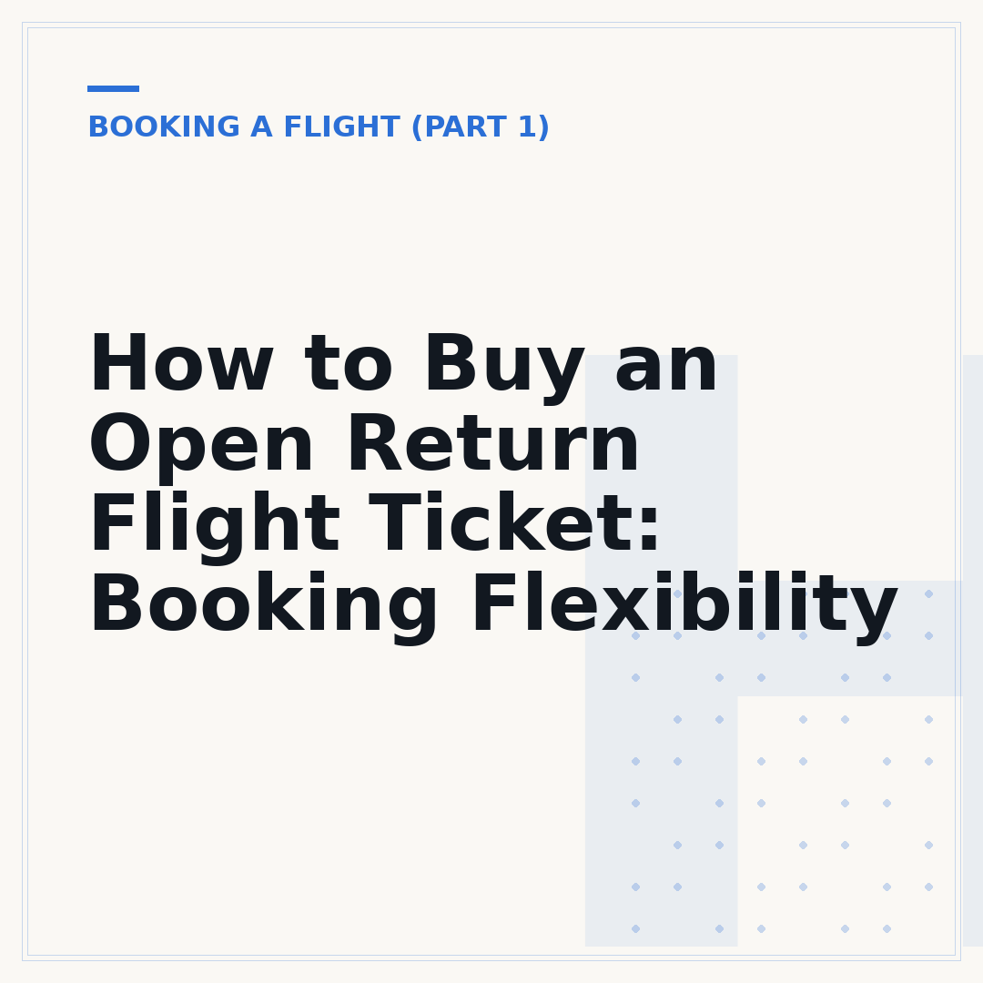 How to Buy an Open Return Flight Ticket: Booking Flexibility