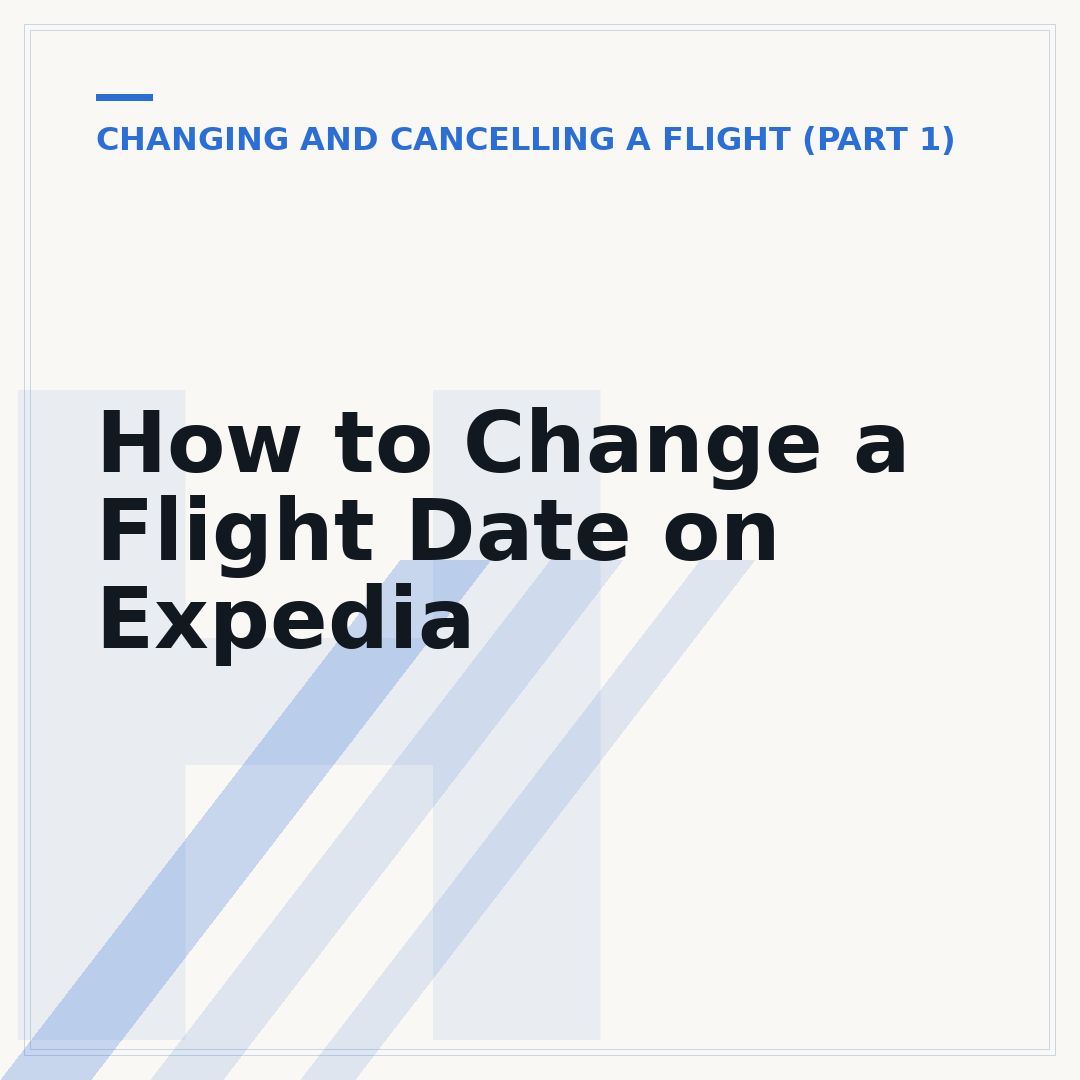 How to Change a Flight Date on Expedia
