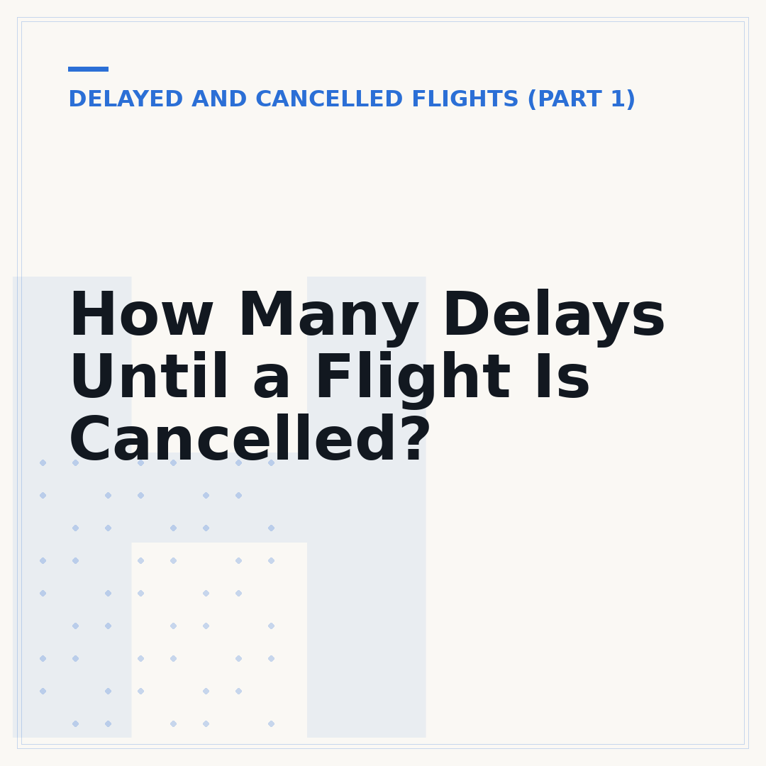 How Many Delays Until a Flight Is Cancelled?