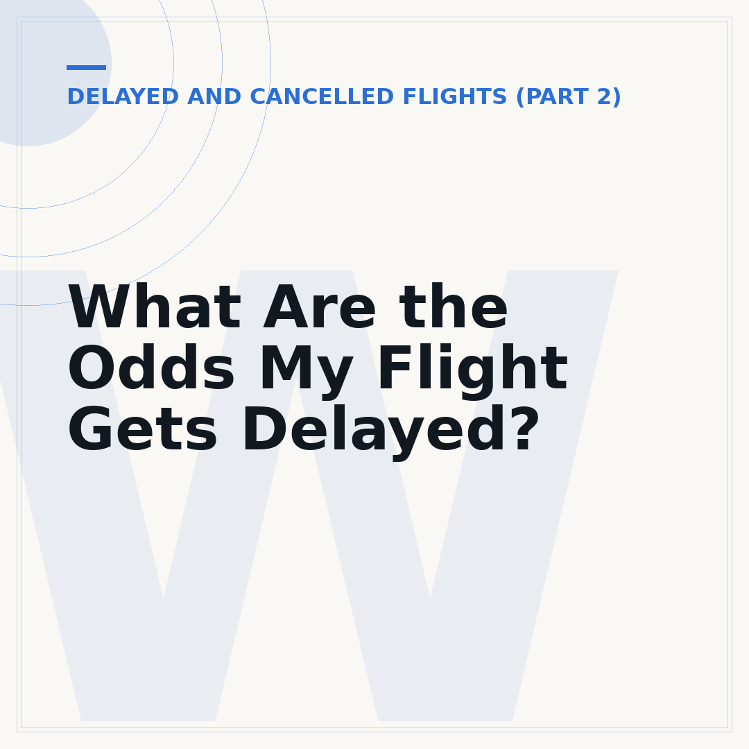 What Are the Odds My Flight Gets Delayed?