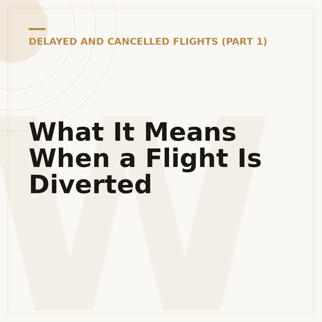 What It Means When a Flight Is Diverted