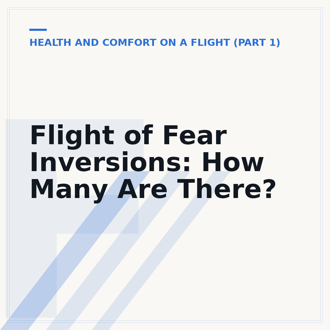 Flight of Fear Inversions: How Many Are There?