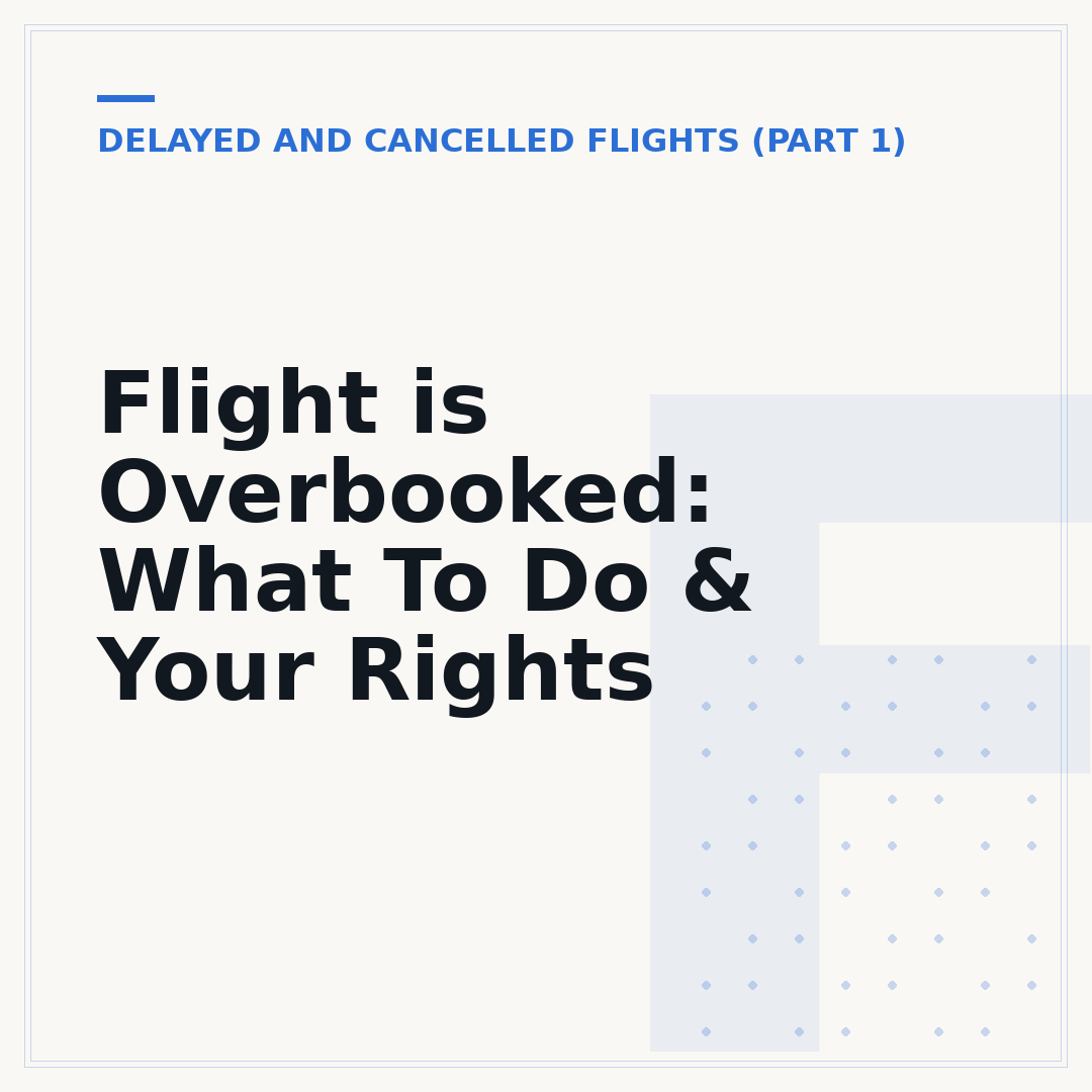 Flight is Overbooked: What To Do & Your Rights