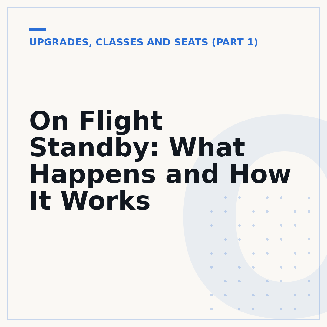 On Flight Standby: What Happens and How It Works