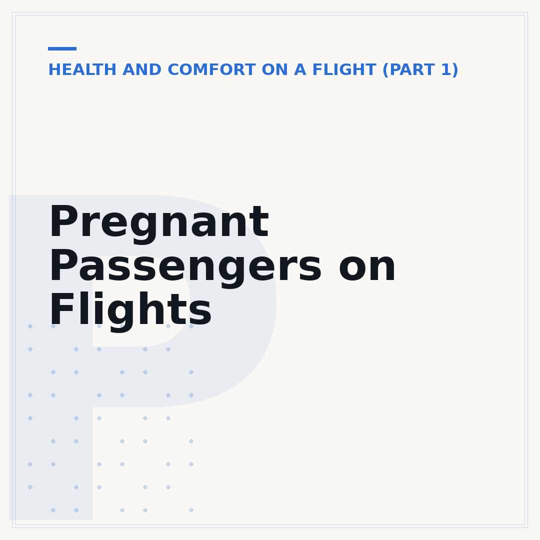Pregnant Passengers on Flights