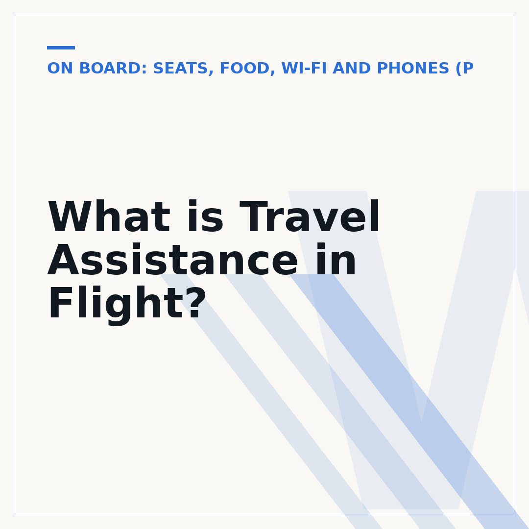 What is Travel Assistance in Flight?