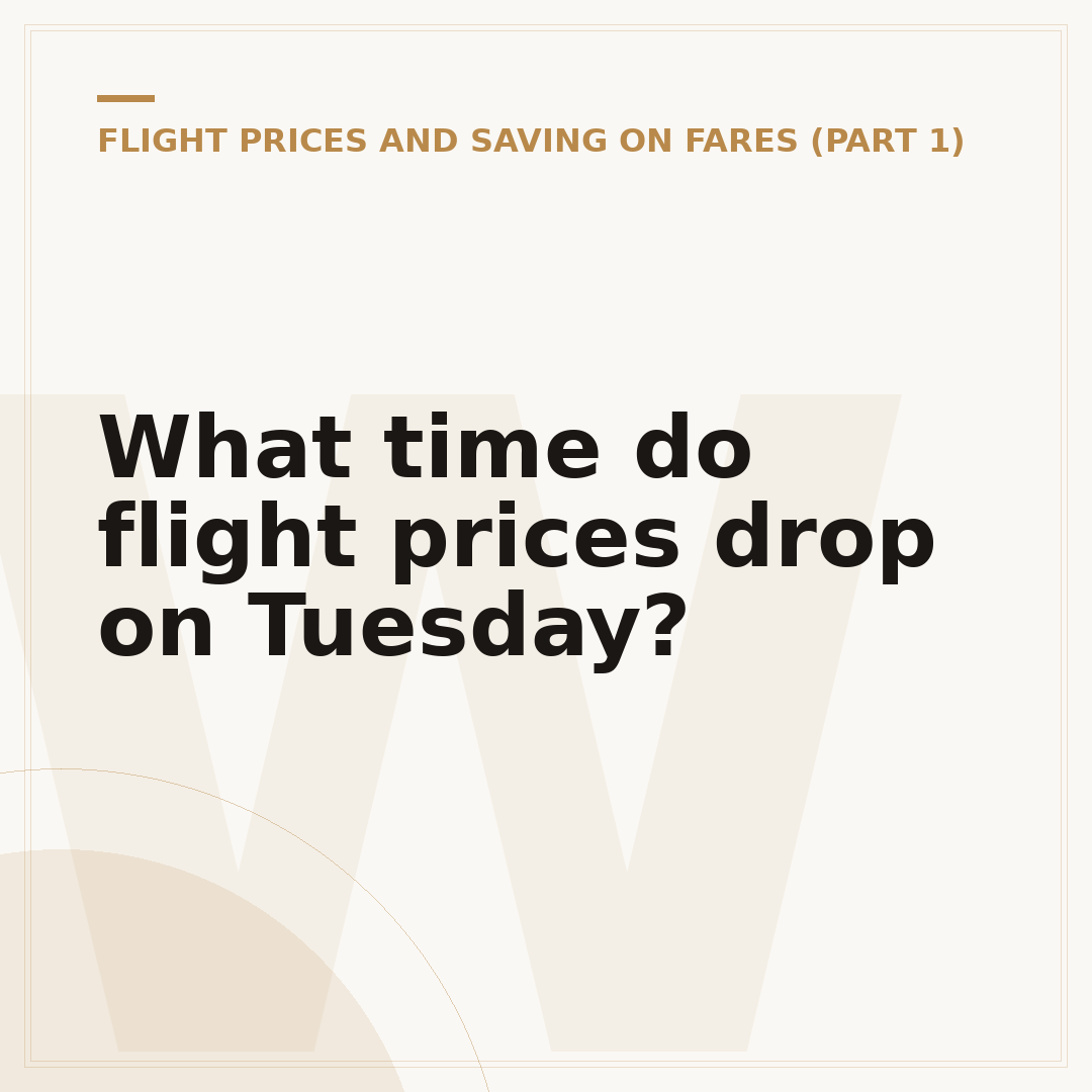 What time do flight prices drop on Tuesday?