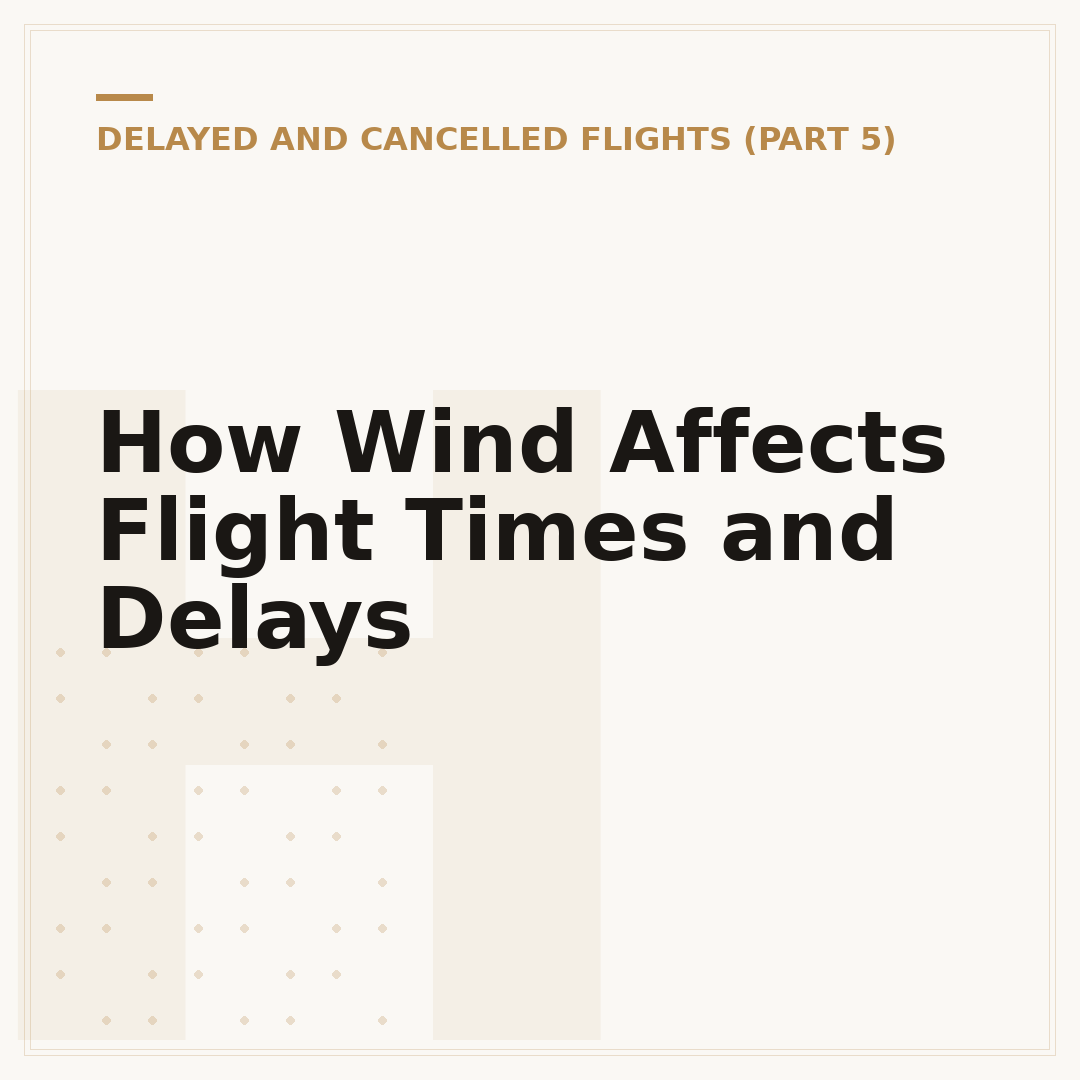 How Wind Affects Flight Times and Delays
